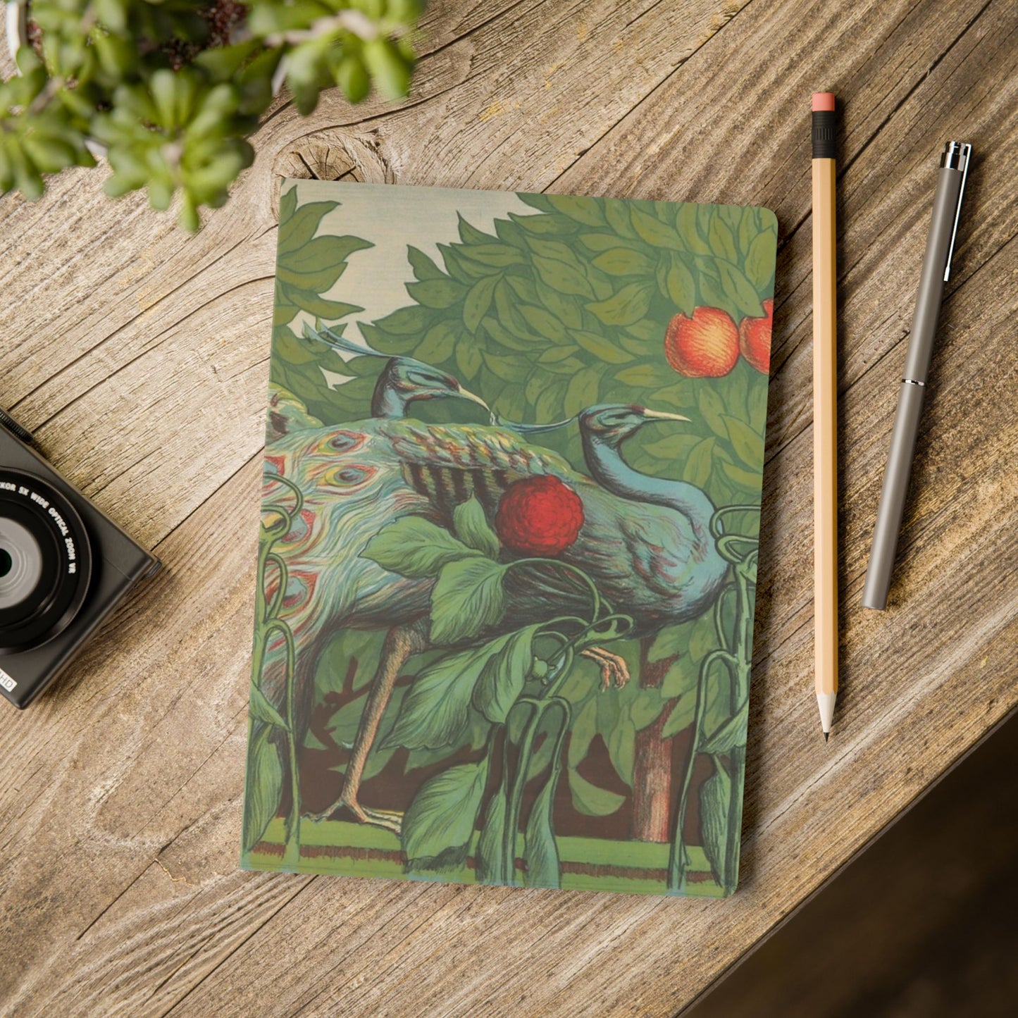 Softcover Journal - Peacocks