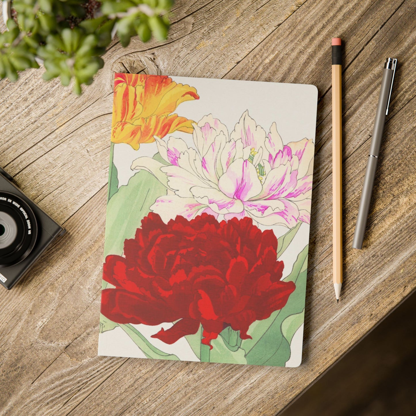 Softcover Journal - Peonies