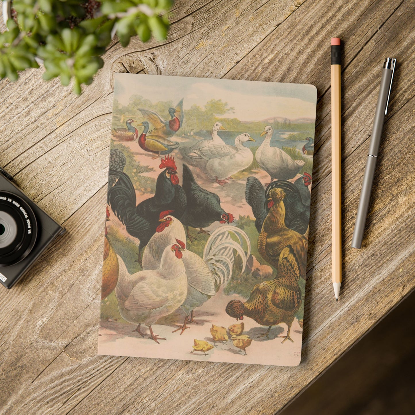Softcover Journal - Farm Birds