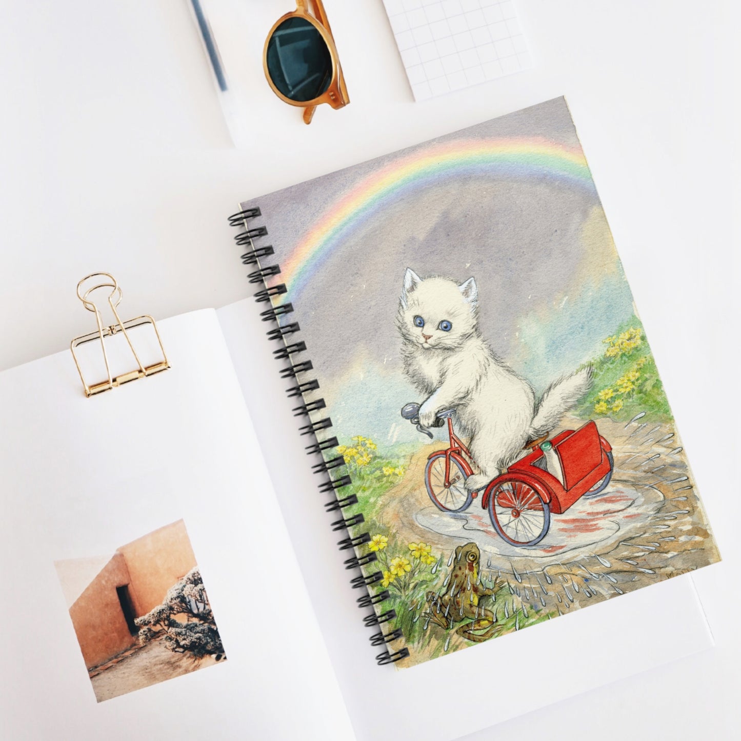 Spiral Notebook - Rainbow Cat