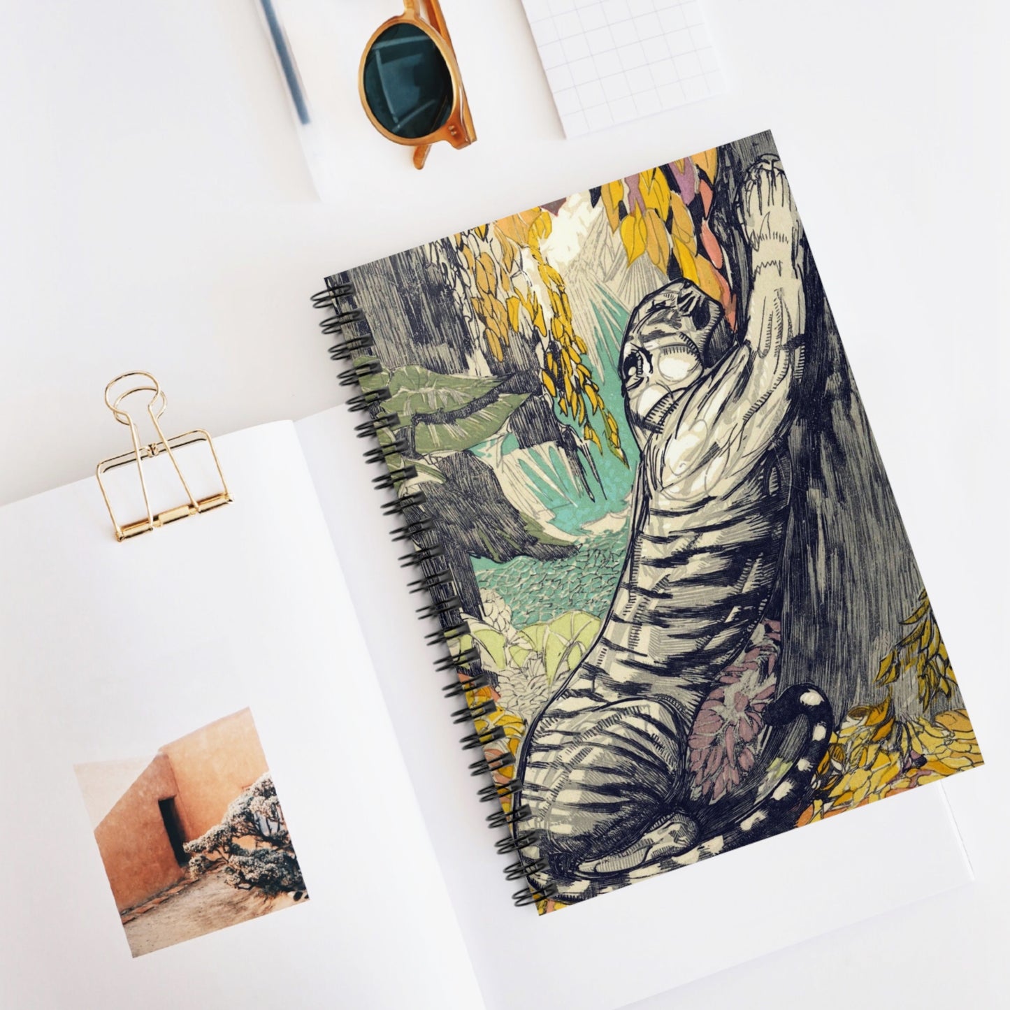 Spiral Notebook - Tiger
