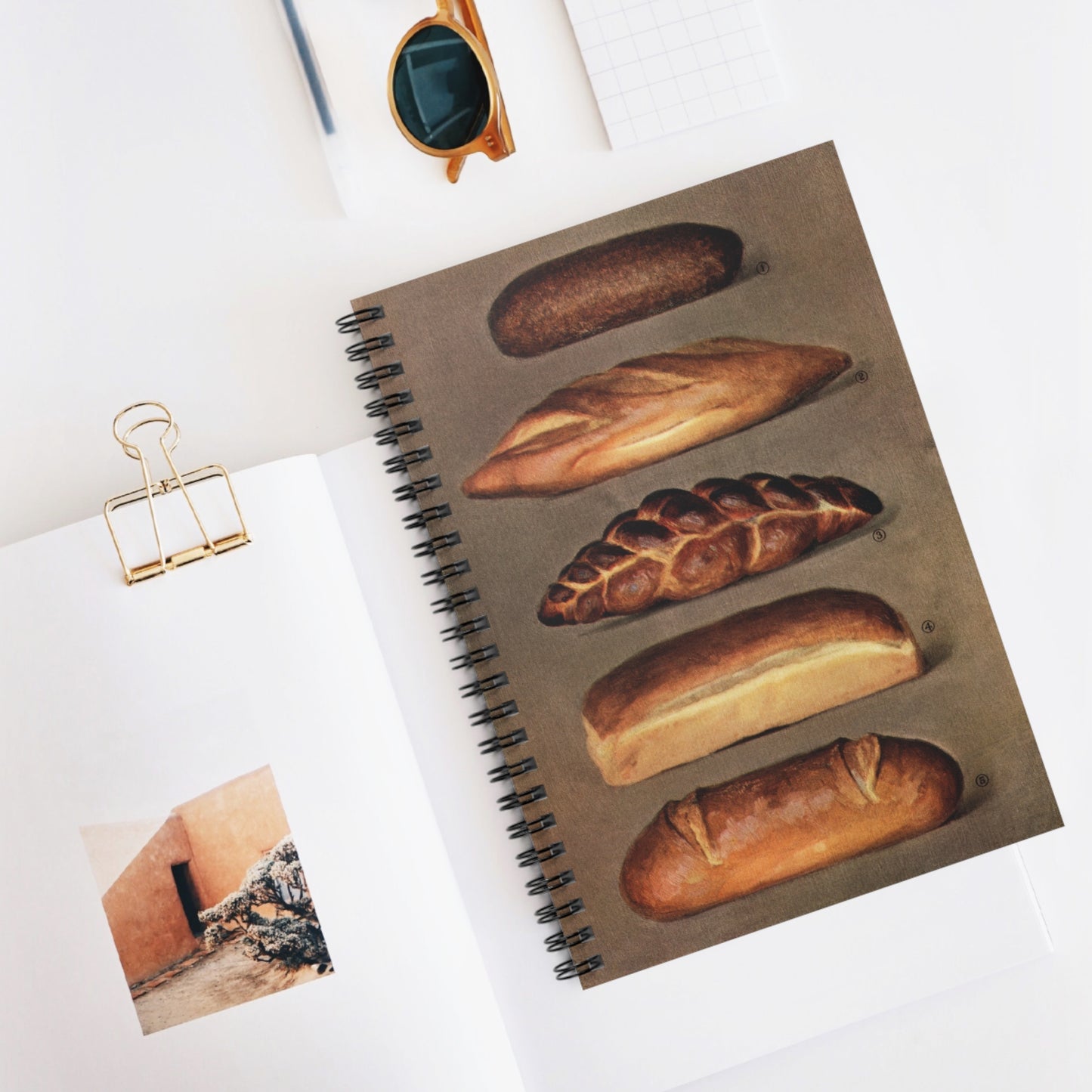 Spiral Notebook - Bread