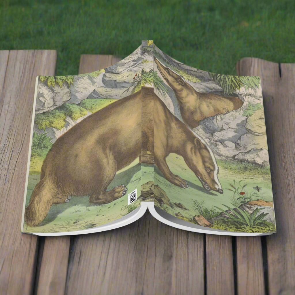 Softcover Journal - vintage badger