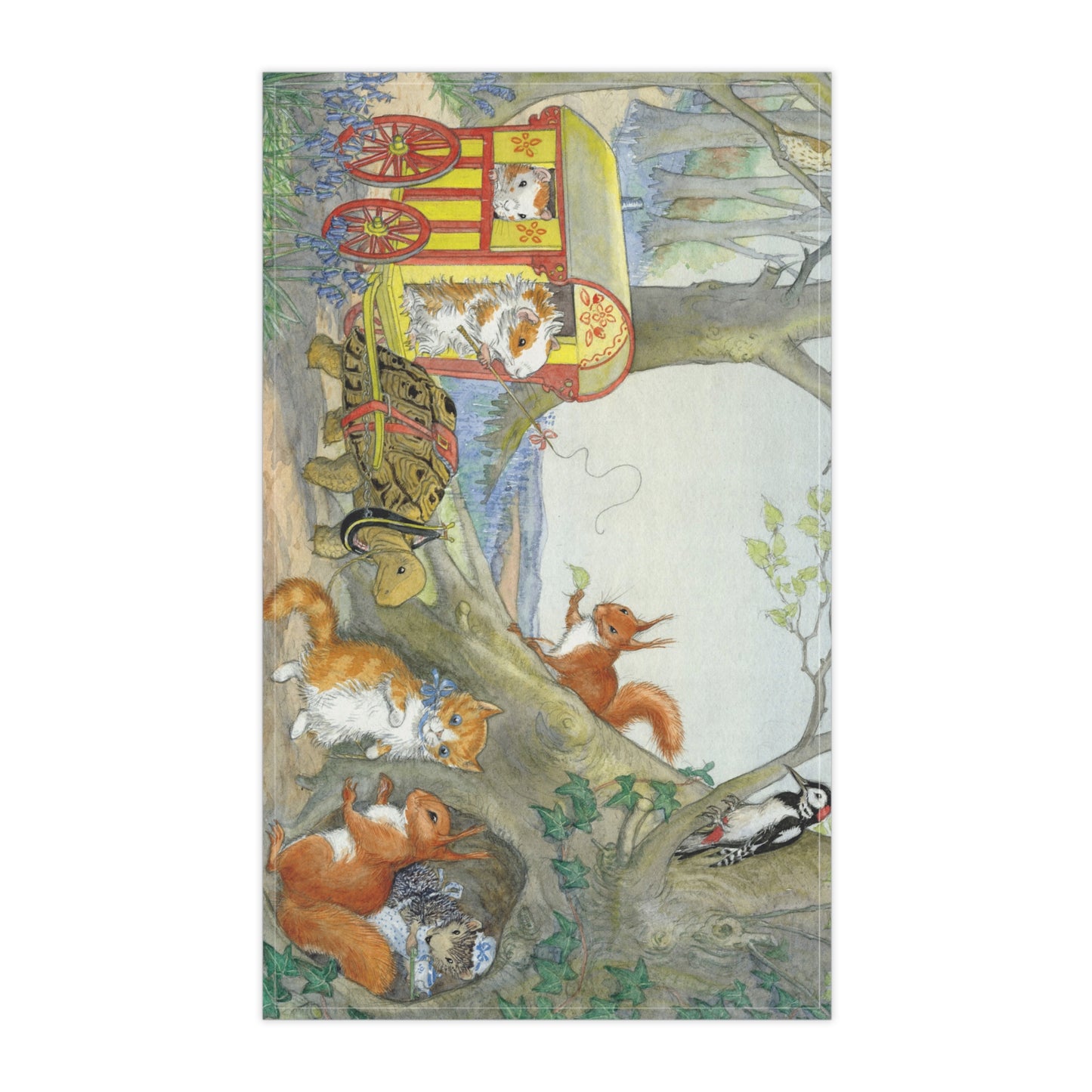 Caravan of Love Tea Towel