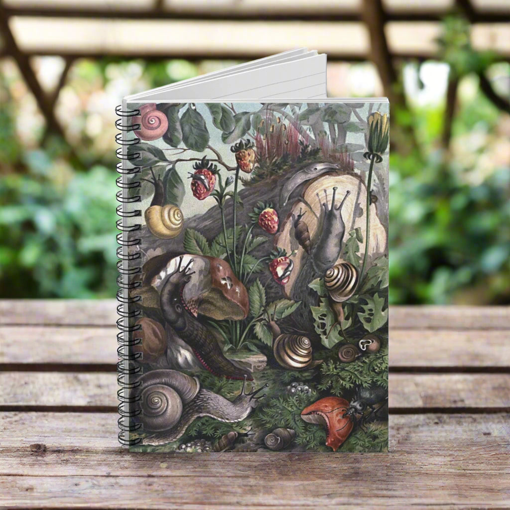 Spiral Notebook - Snails
