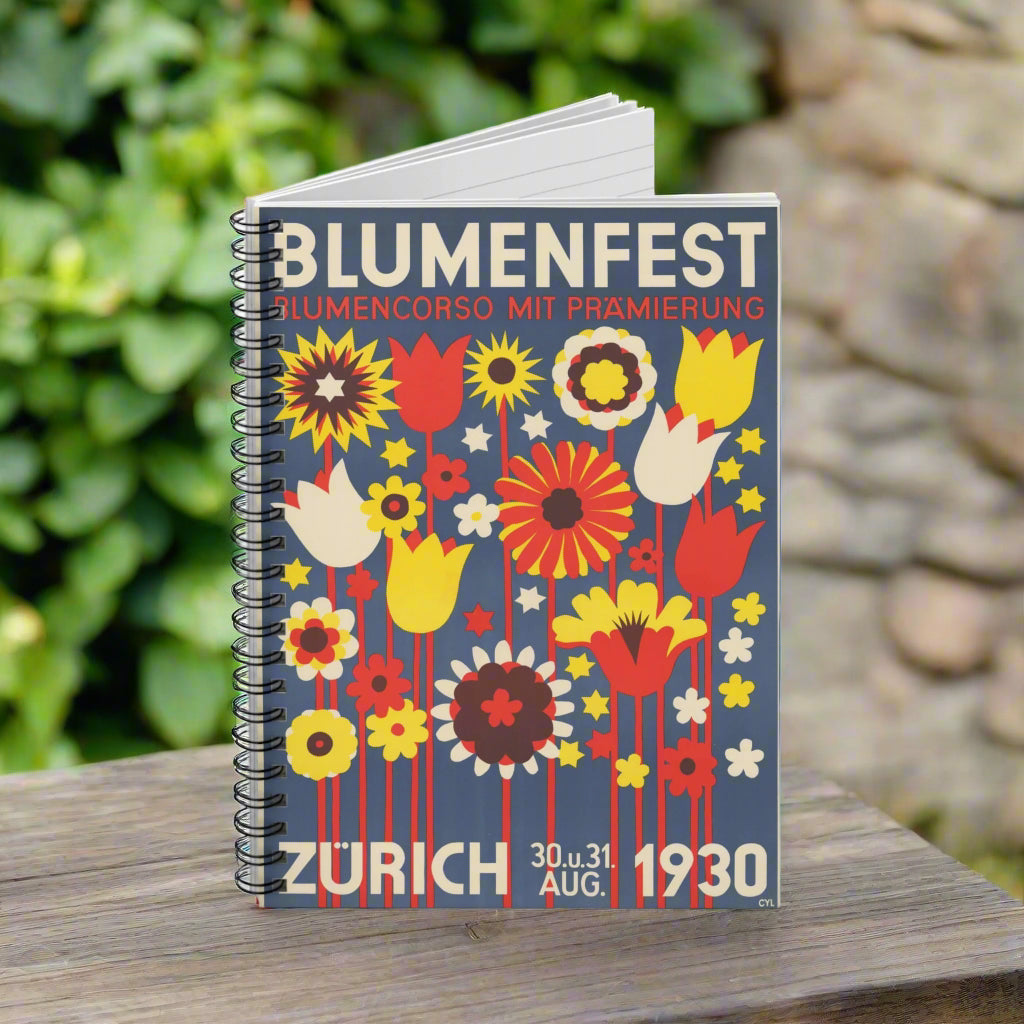 Spiral Notebook - Flower Festival
