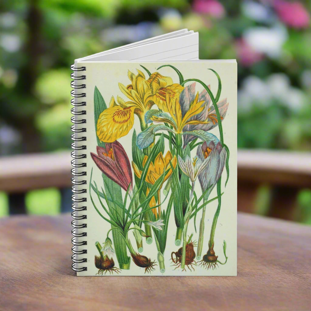 Spiral Notebook - Spring bulbs