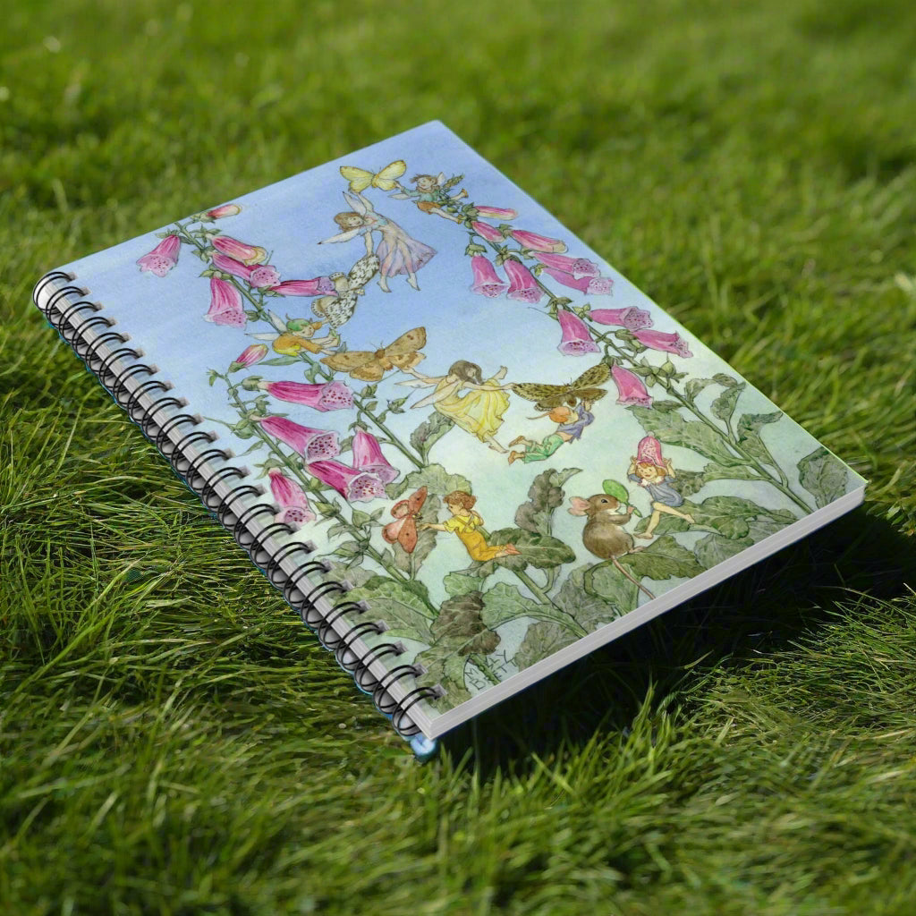 Spiral Notebook - Fairies and Foxgloves