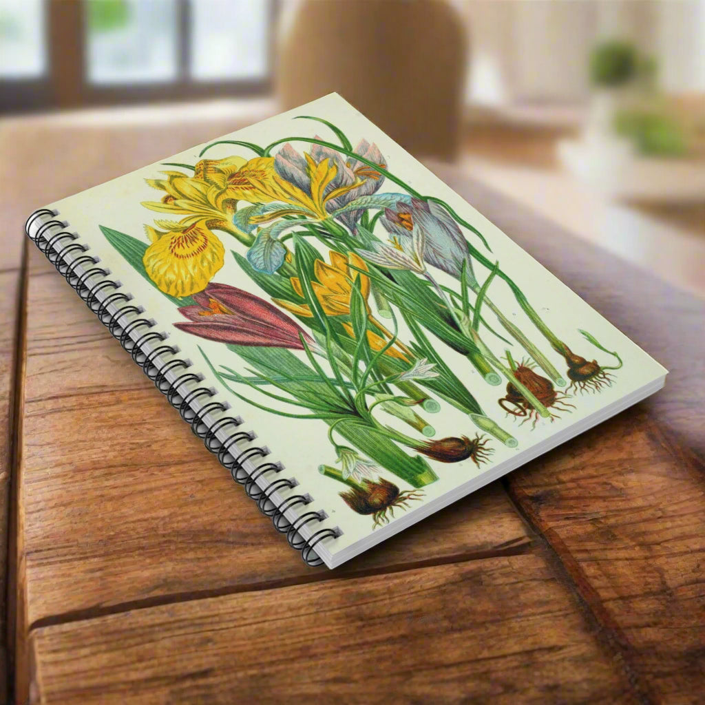 Spiral Notebook - Spring bulbs