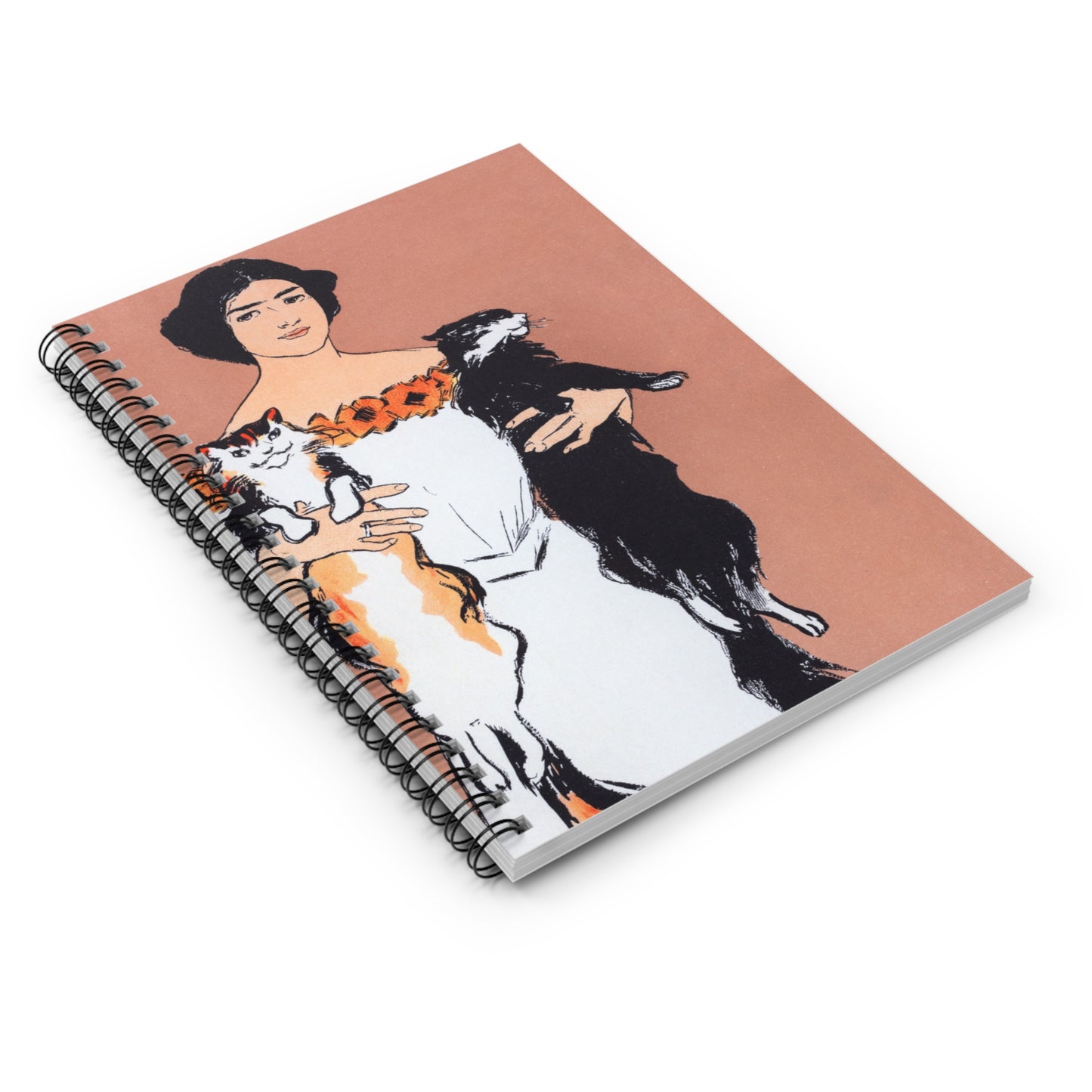 Spiral Notebook - Cat lady