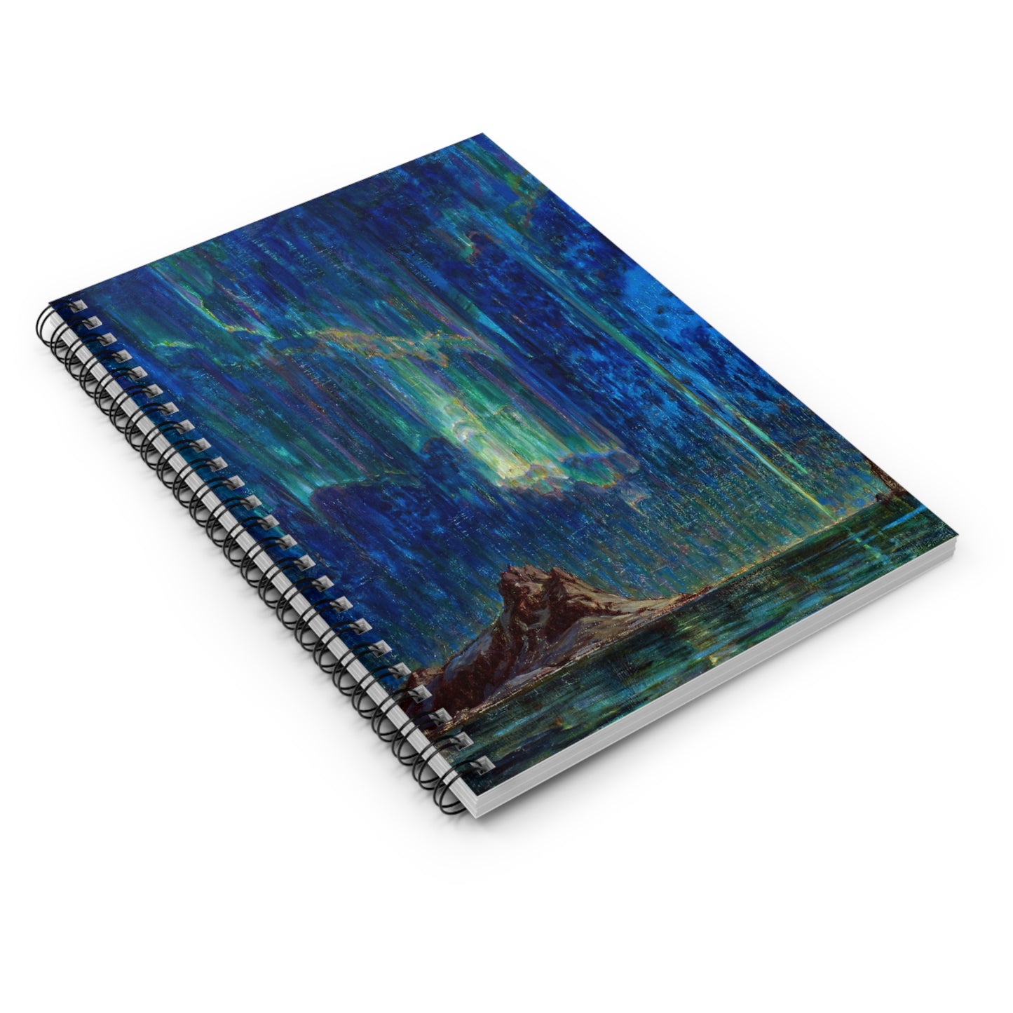 Spiral Notebook - Aurora borealis
