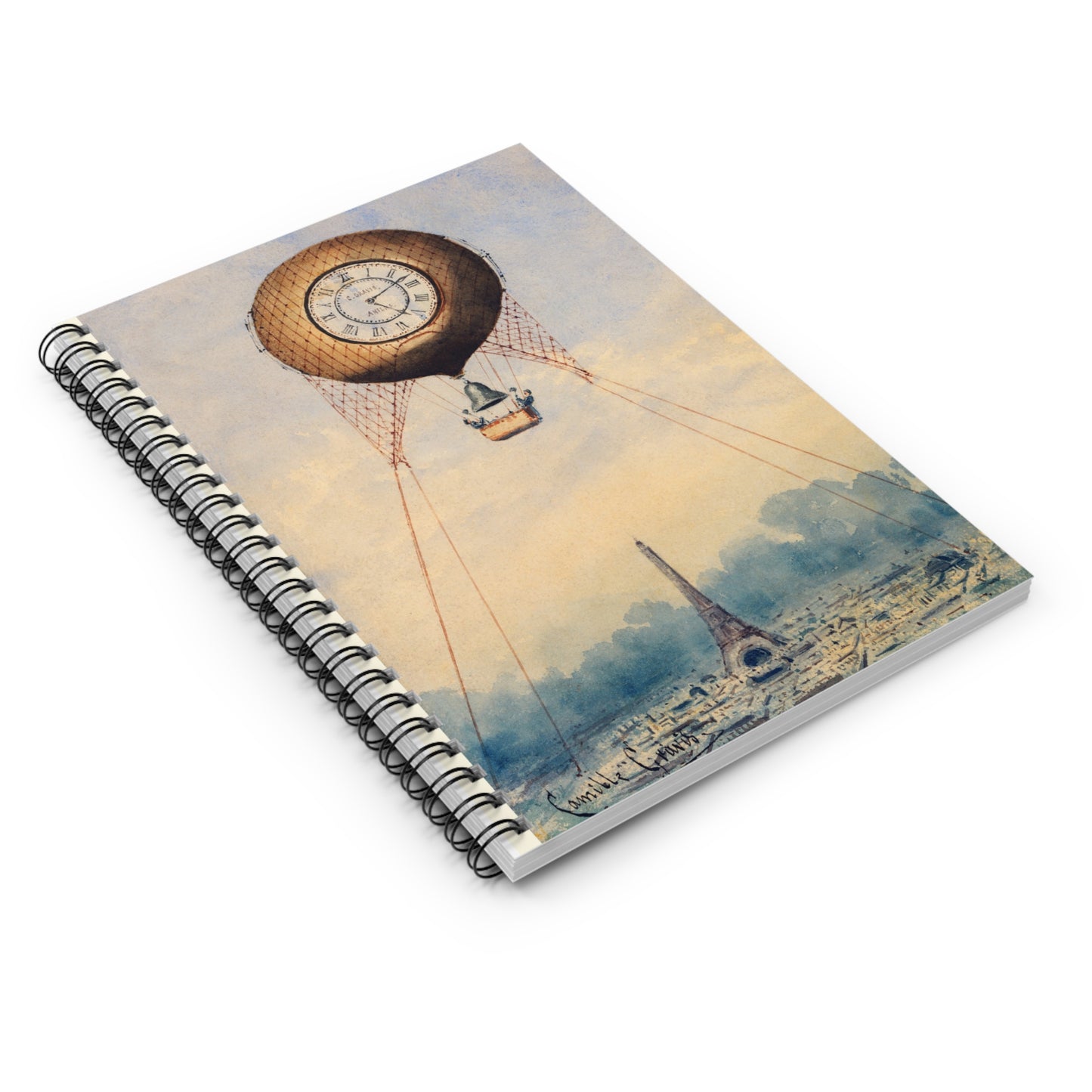 Spiral Notebook - Parisian balloon
