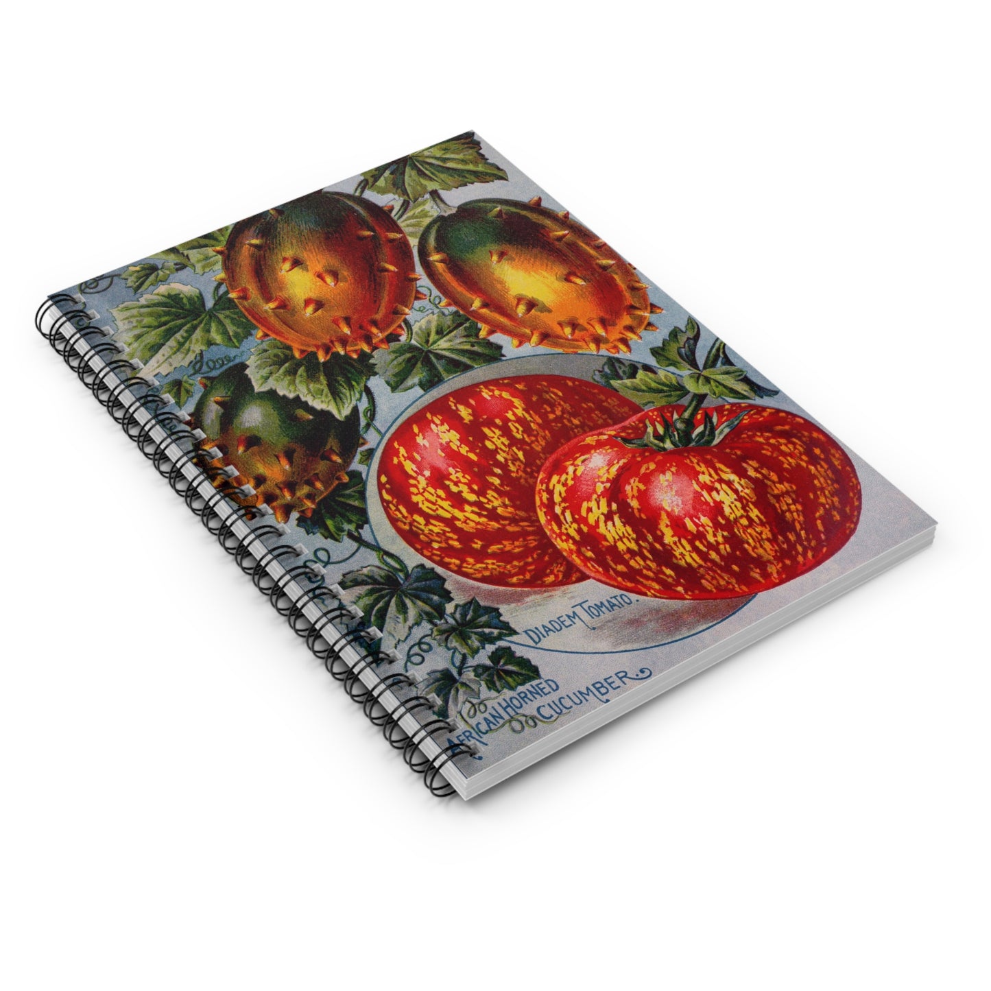 Spiral Notebook - African horned tomato